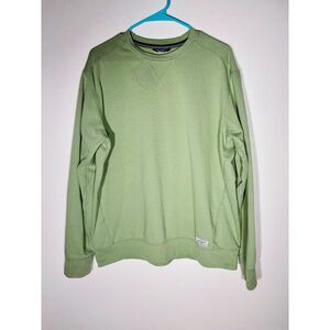 Eddie Bauer Men’s Crewneck Sweatshirt Size M Sage Green Pullover Casual Outdoor
